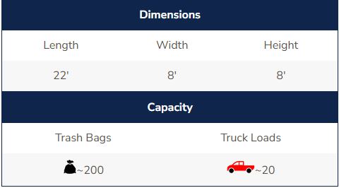 Roll-Off Container Dimensions