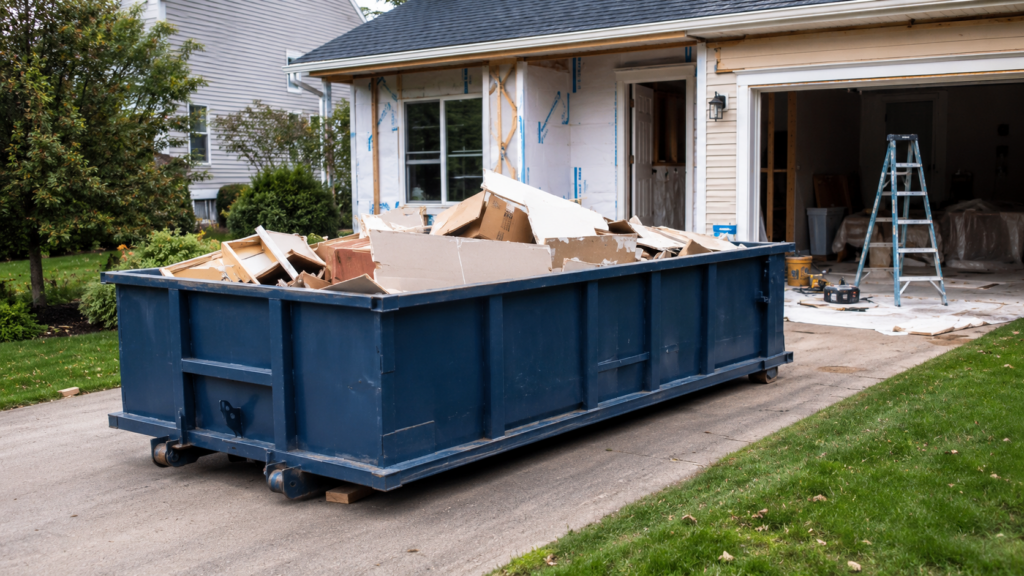 Suburban home renovation in progress